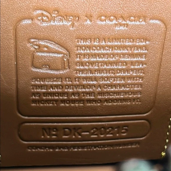 Coach 1941 Disney x Coach Dinky Mickey Red Leather Crossbody Bag - Picture 10 of 15